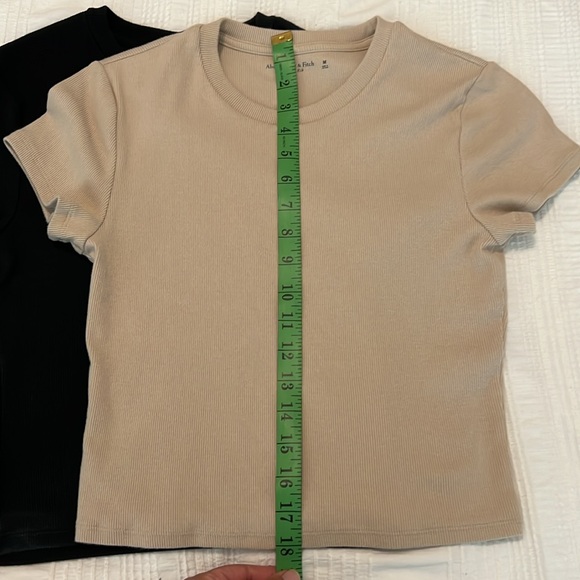 Abercrombie & Fitch Soft Rib Shrunken Tee EUC - Picture 10 of 11